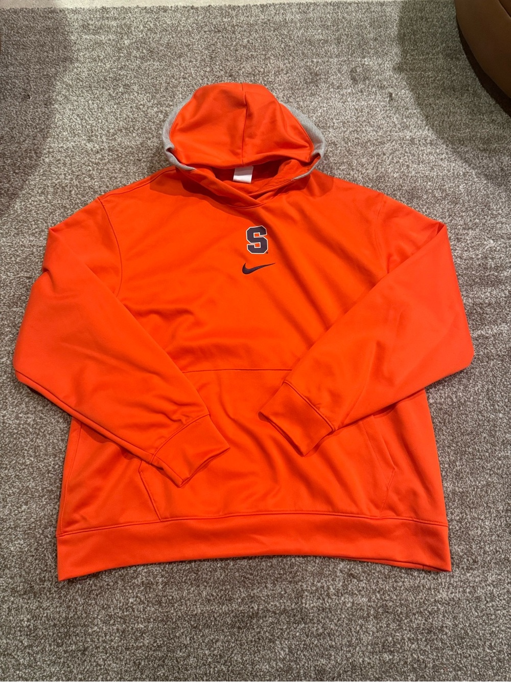 ⁠Nike Syracuse Orange Dri-FIT Pullover Hoodie Mens XL
